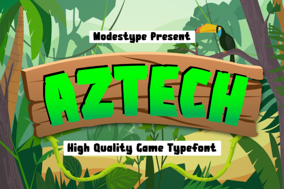 Aztech Font for Playful and Professional Branding