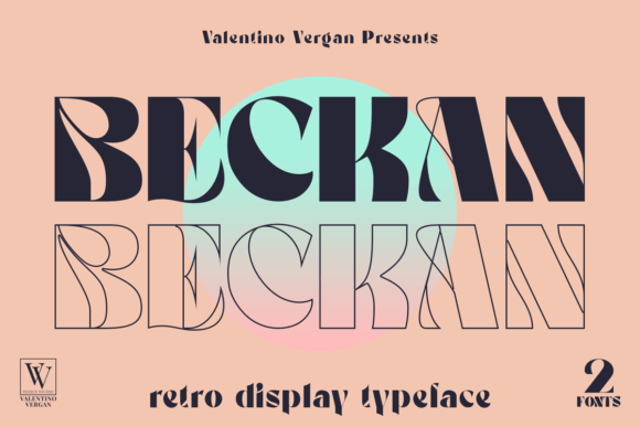 Beckan Font in Branding Projects