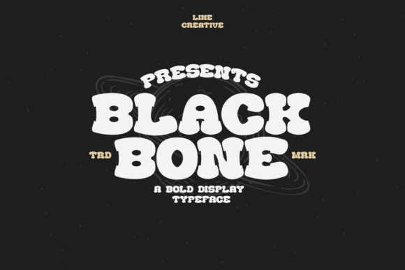 Black Bone Font for Playful and Retro Branding