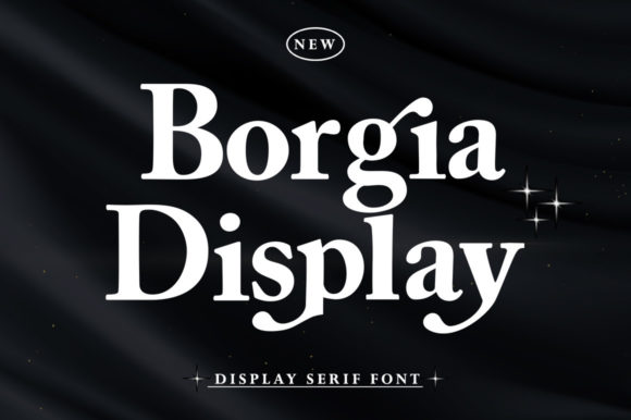 Borgia Display Font in Real Branding Projects
