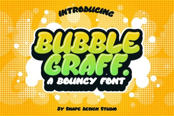 Bubble Graff Font for Playful and Authentic Campaigns