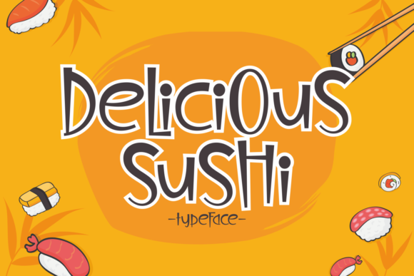 Delicious Sushi Font for Eye-Catching Editorial Design