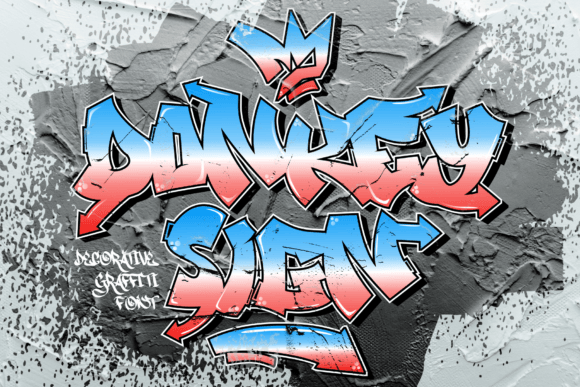 Donkey Sign Font: A Graffiti-Inspired Display Typeface for Creative Branding