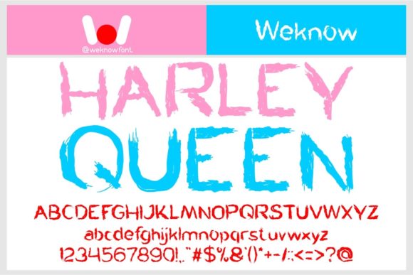 Harley Queen Font for Creative Makers and Shop Owners