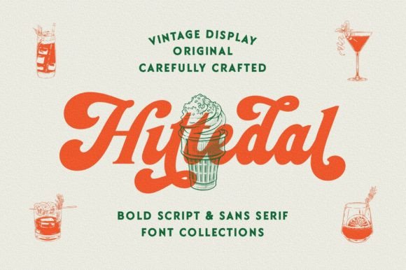 Hittedal Display Font for Editorial Design