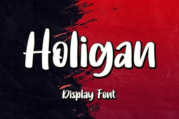 Holigan Font: A Bold Display Typeface for Editorial Design