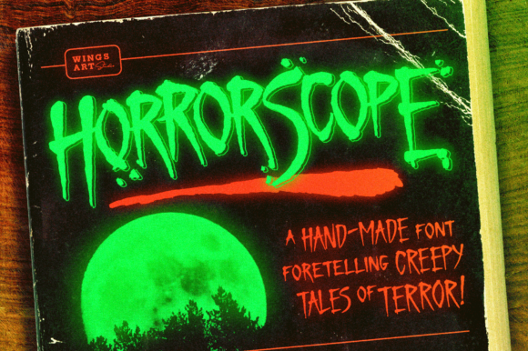 Horror Scope Font for Professional Branding and Design
