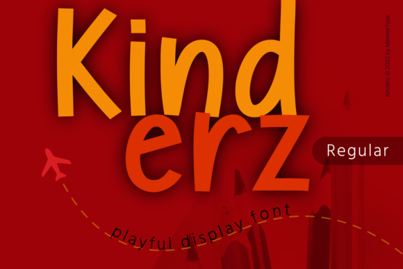 Kinderz Display Font for Modern Branding