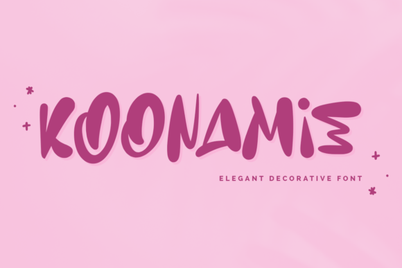 Koonamie: A Versatile Display Font for Creative Projects