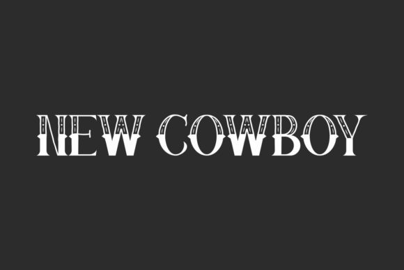 New Cowboy Font for Craft Projects and Branding