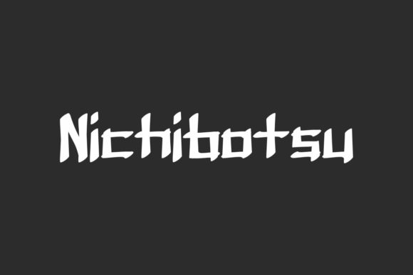 Nichibotsu Font for Bold Branding and Display Projects