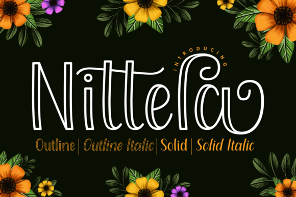 Nittela Font: A Display Typeface for Polished Digital Projects