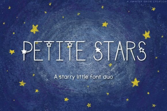 Petite Stars Font: A Playful Display Type for Creative Projects