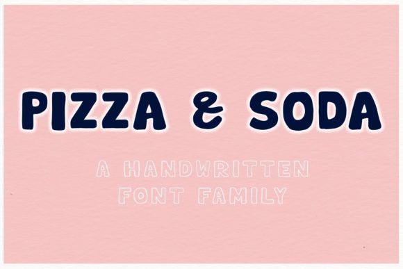 Pizza Soda: A Bold Display Font