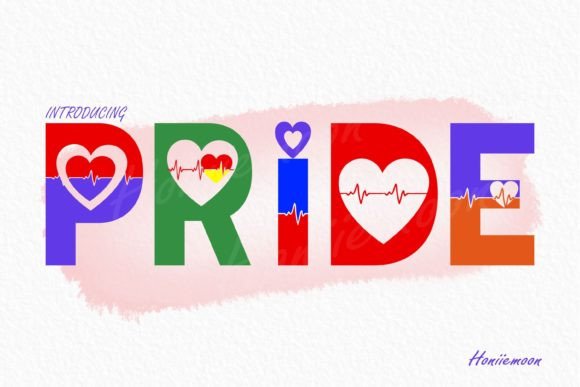 Pride Display Font for Bold and Playful Web Design