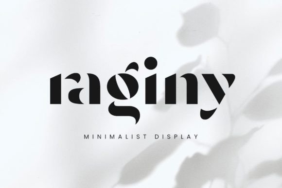 Raginy: A Display Font for Luxurious Branding and Visual Impact