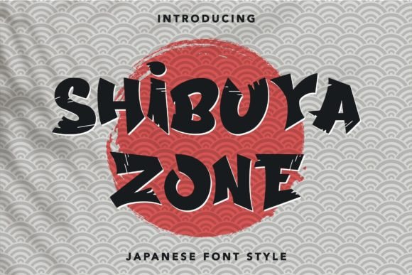 Shibuya Zone Font for Creative Product Designs