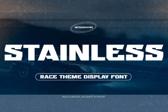 Stainless Font: Bold, Stylish Display Typeface for Crafters