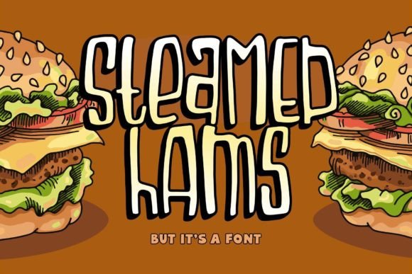 Steamed Hams Font for Editorial Design