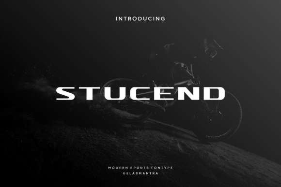 Stucend Font for Bold Branding and Display Design