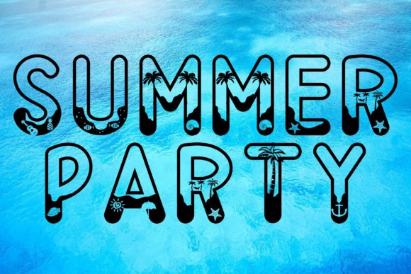 Summer Party Font for Vibrant Editorial Design