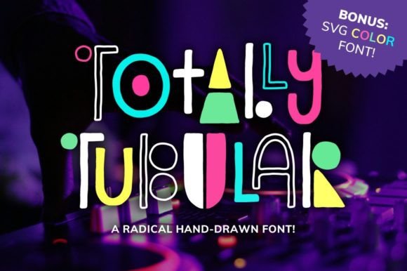 Totally Tubular Font: A Retro Touch for Your Brand