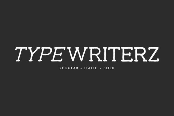 Typewriterz Font: A Vintage Styled Display Typeface for Marketers