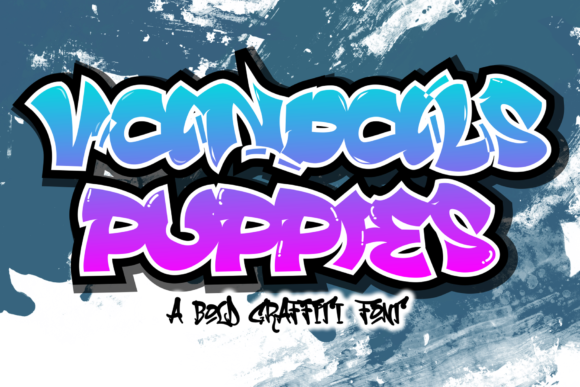 Vandals Puppies Font for Bold Web Design and Branding